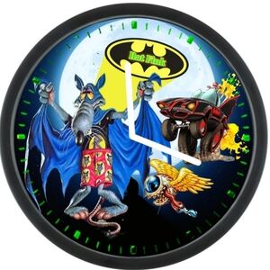 Rat Fink Bat Wall Clock